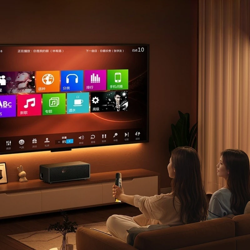 Bluetooth audio speaker retro smart jukebox k song film and television home theat****** set all-in-one machine