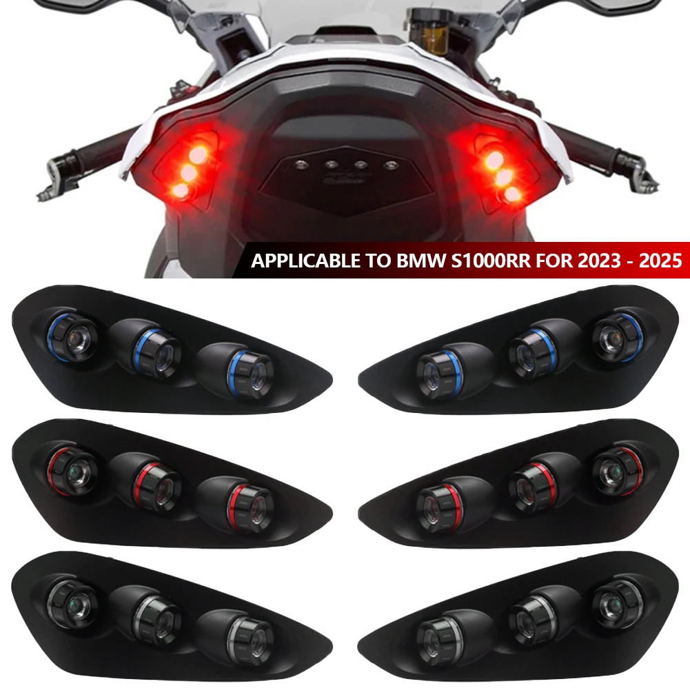 

For BMW S1000RR 2019-2022 S 1000 RR 2023 2024 2PCS Motorcycle in-Tail LED Integrated Tail Light LED Turn Signal Indicator Light