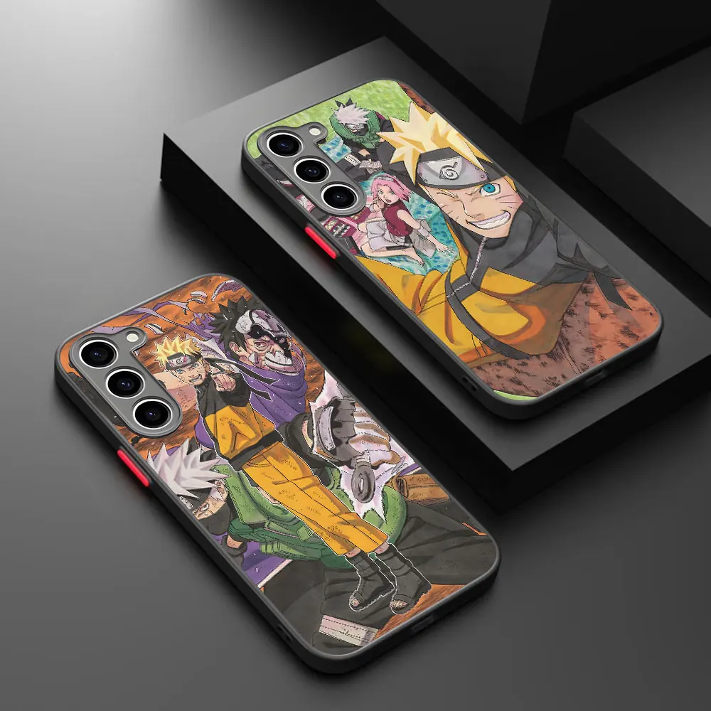Uchiha Itachi Naruto Case for Samsung Galaxy A06 A07 A10s A20 A30 A50 A03s A30s A10 A02s A05s A13 A12 Matte Frosted Phone Cover