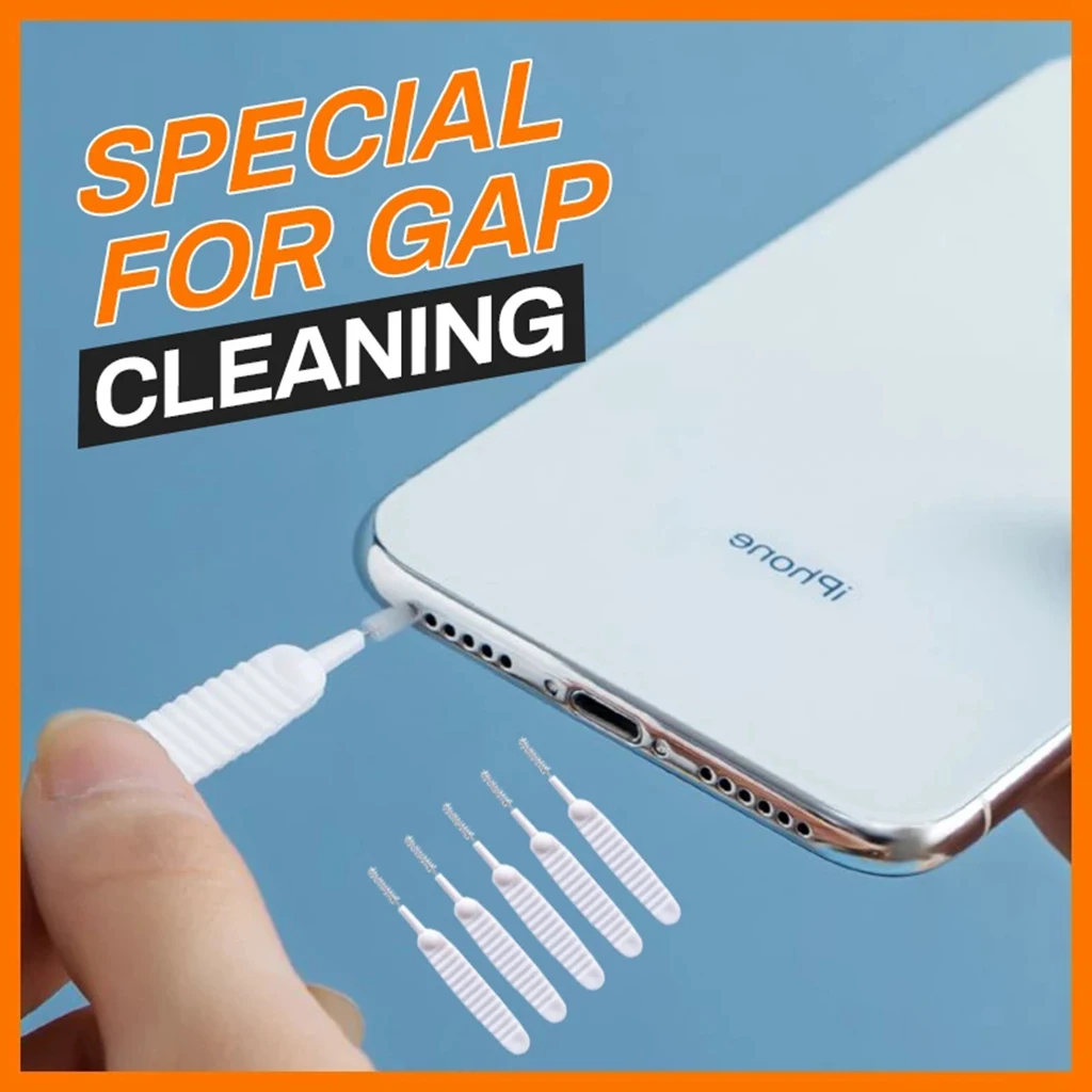 10 pcs Faucet Shower Head Cleaning Brush White Brush Pore Gap Anti-clogging Nylon For Kitchen Toilet Phone Hole Clean Brushes