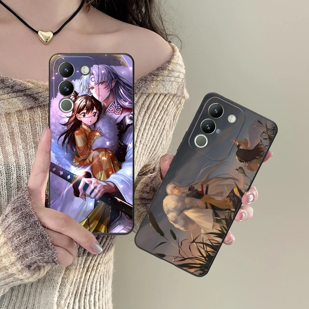 Inuyasha Sesshoumaru Mobile Cell Phone Case for VIVO Y95 Y93 Y31 Y20 V19 V17 V15 Pro X60 NEX Black Soft Phone Cover Shell