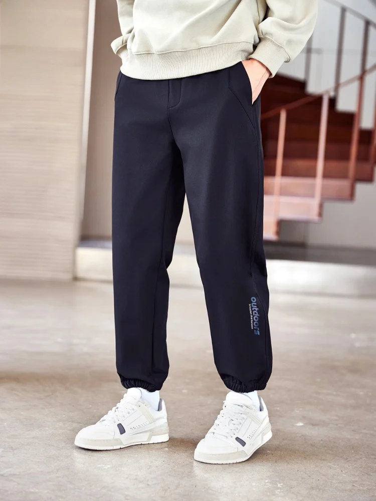 

Мужские брюки-карго TeeK свободного кроя, осенние, модные, от бренда, подходят для студентов, с манжетами