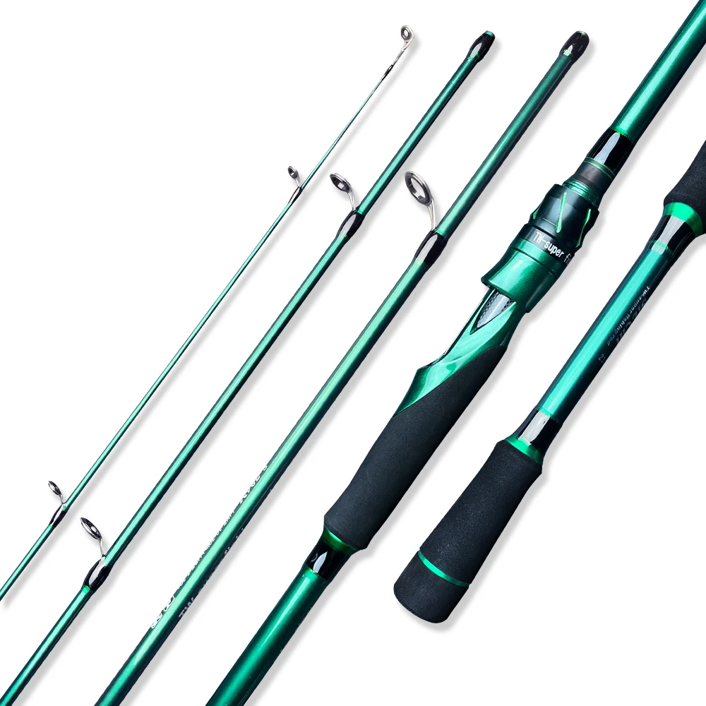 4 Section Hard Portable Boat Lure Fishing Rod 1.8/2.1M Foldable Freshwater Trout Casting Pole Mini Fishing Toold Pesca