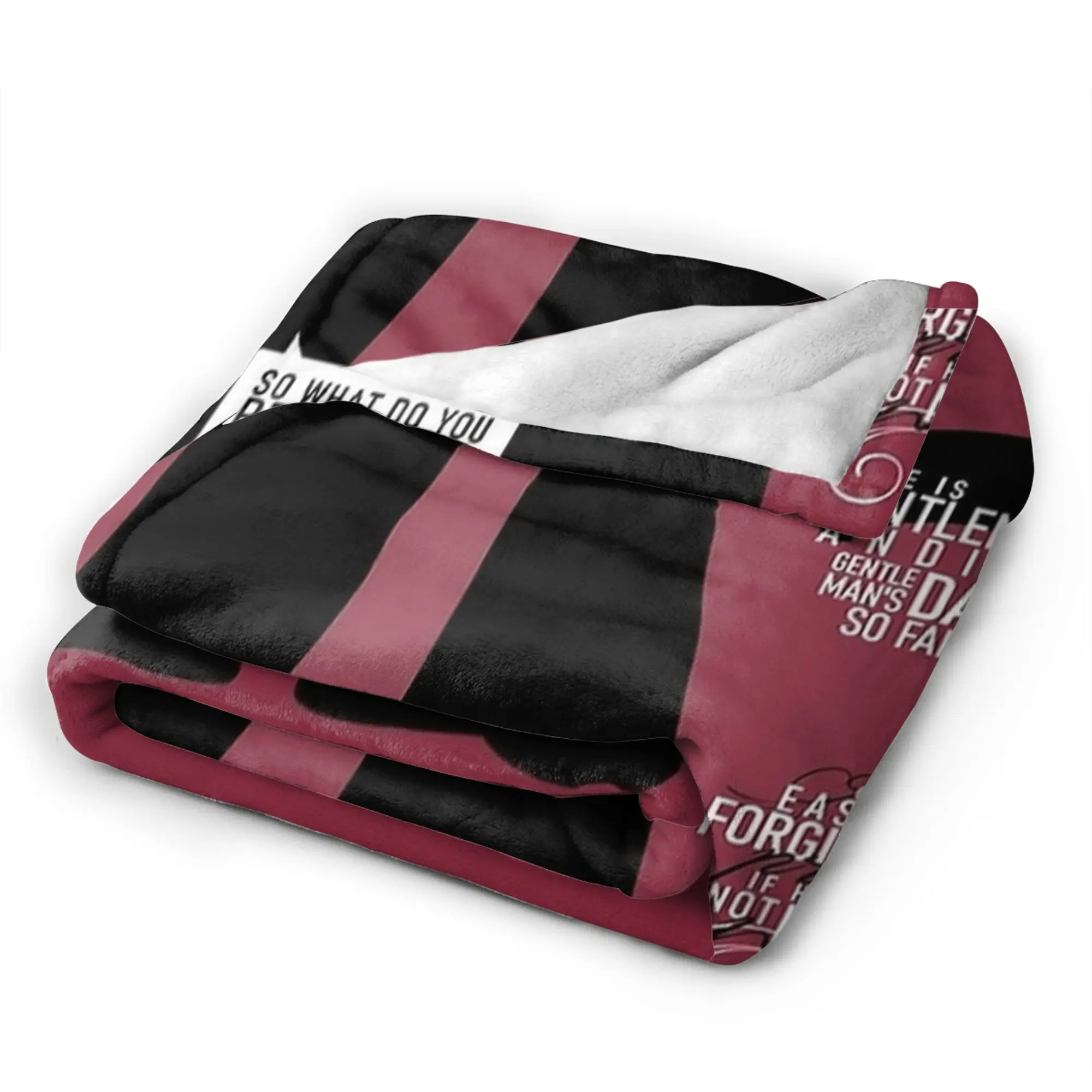 الكبرياء والتحامل ليزي و دارسي يقتبس الصوف رمي البطانيات للسرير بطانية محبوكة السفر سوبر لينة متعددة الوظائف