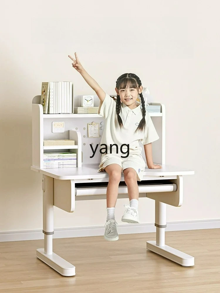 LTT Kinder-Studienschreibtisch, kleine Wohnung, Massivholz-Schreibtisch, Grundschüler, Schreibtisch, verstellbarer Tisch und Stuhl
