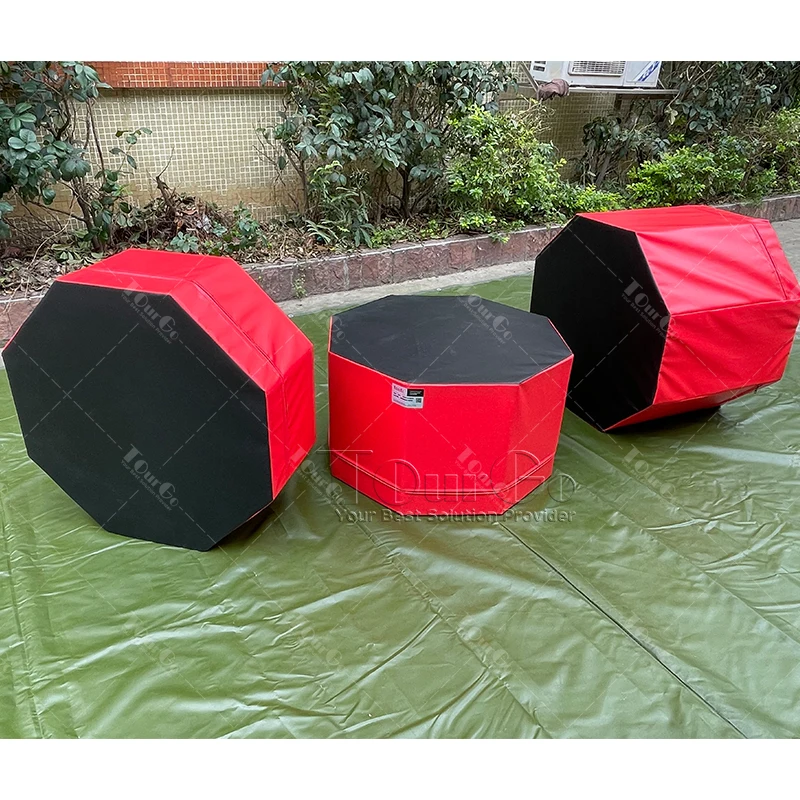 Gymnastics Ninja System Hexagon Platforms Indoor Playground Parkour Blocks Equipment Free Running Ninja Kids Soft Play