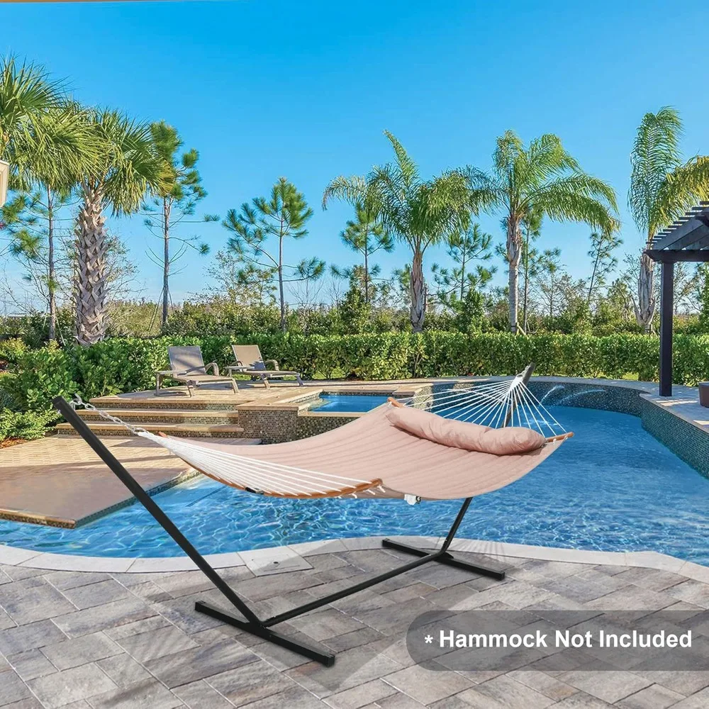 12 FT Heavy Duty Hammock Stand,Portable Hammock Stand,475Lbs Capacity,This Hammock Frame Is Your Backyard Relaxation Supplements