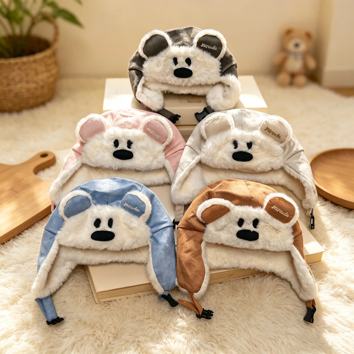 chapeau-d'hiver-pour-enfants-motif-ours-de-dessin-anime-style-lei-feng-en-polaire-chaud-protege-les-oreilles-couvre-la-tete-ideal-pour-les-garcons-et-les-filles-protege-du-froid