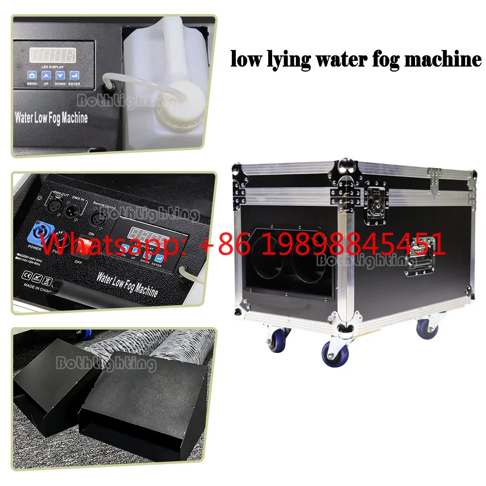 Machine 3000W Low Lying Machine Water Output Wedding Smoke Fog Base Dual Ground for Stage Party Dance on the Clouds