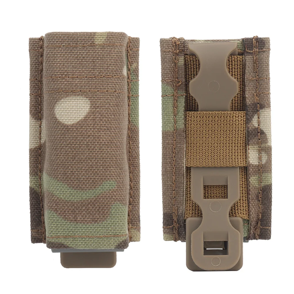 FAST 9MM Pistol Single/Double Magazine Pouch Tactical MOLLE Mag Pouch with Quick Release Kydex Insert for GLOCK M9 P226 HK USP