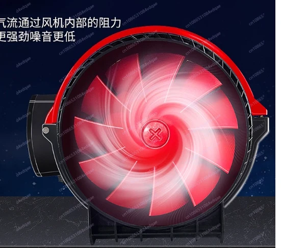 Ventilatore per condotto da 8 pollici da 200 mm con ventilatore di scarico con regolatore di temperatura intelligente WiFi applicato