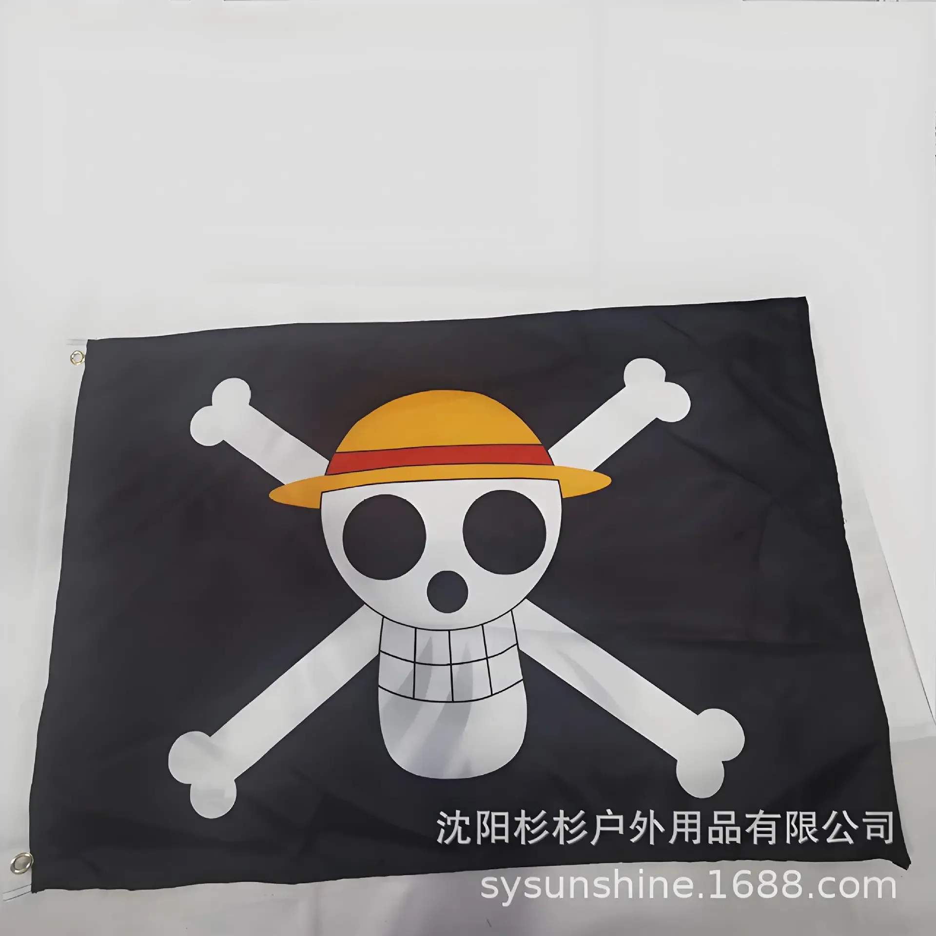 Bendera Tengkorak Bajak Laut One Piece Kartun untuk Dekorasi Dinding Kamar Tidur, Lukisan Banner, Bendera Pasukan Bajak Laut Topi Jerami Luffy, Mainan Hadiah
