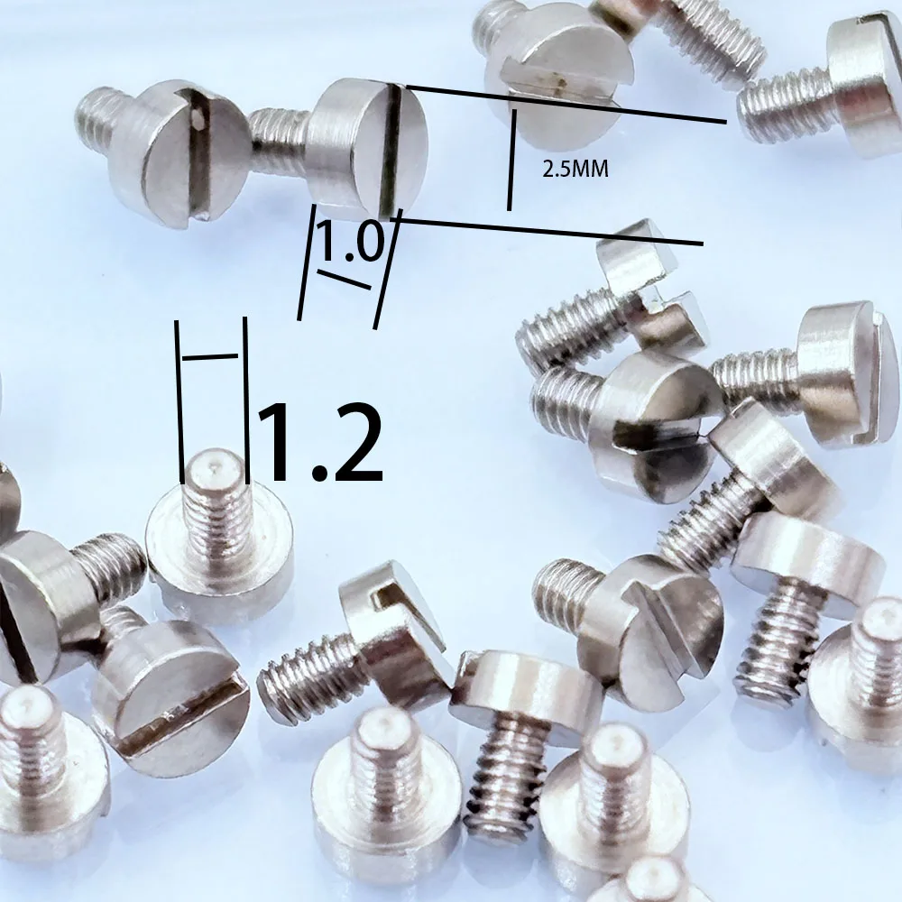 Watch accessory back cover screw explosion watch strap screw hair 2.5MM face cover button screw