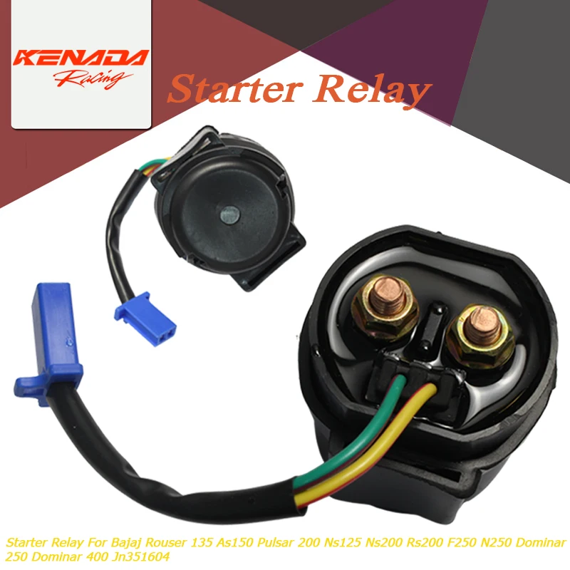 

Starter Relay For Pulsar200NS Rouser135 Bajaj Pulsar 200NS Rouser 135 As150 Ns Rs As 200 JN351604