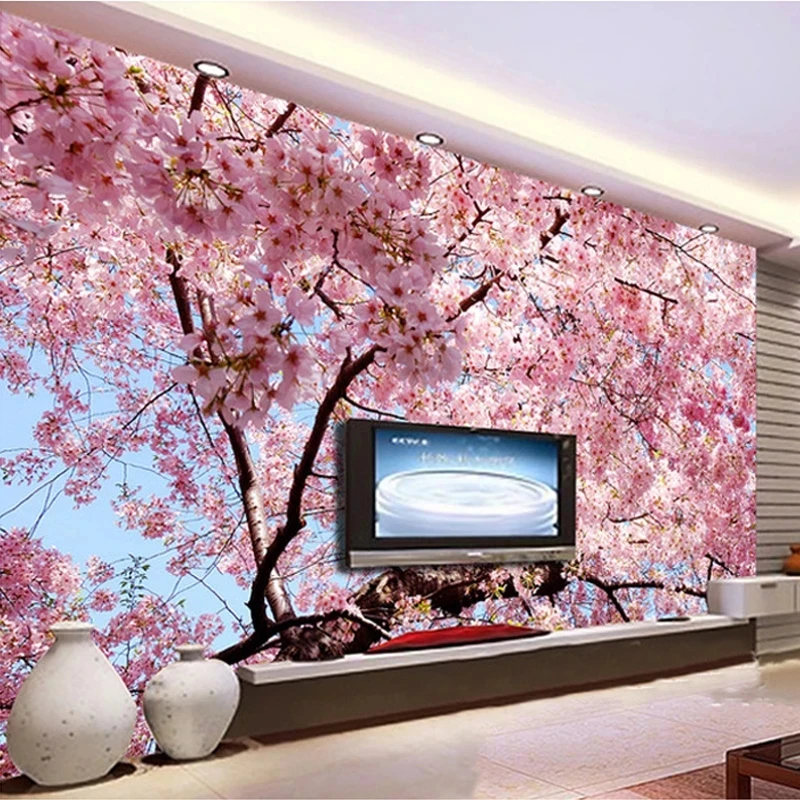 papel-de-parede-3d-personalizado-com-foto-romantico-flor-de-cerejeira-restaurante-arvore-rosa-sala-de-estar-sofa-tv-fundo-quarto-8d