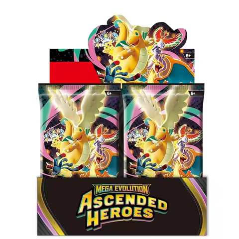 360Pcs Pokemon Card Mega Evolution Ascended Heroes PHANTASMAL FLAMES Scarlet Violet 151 English Booster Battle Transaction Card