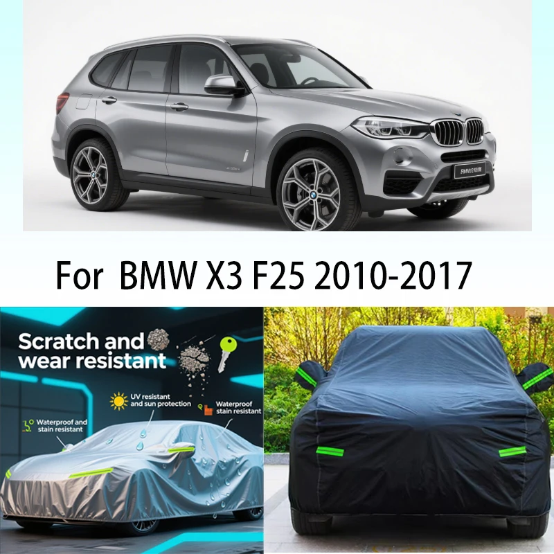 

Car Cover Protection Sunscreen Heat Insulation Dust Resistant Scratch For BMW X3 F25 2010-2017 2011 Car Exterior Accessories