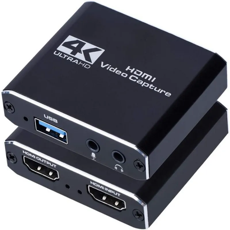 1080P 4K Video Capture Card HDMI-compatible To USB3.0 Video Stereo Capture Board Game Record Live Broadcast