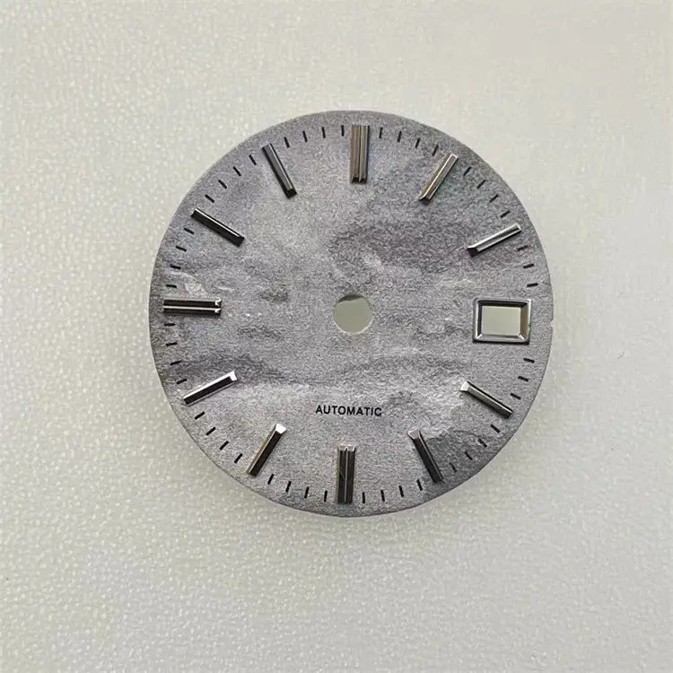 28.5mm Watch Dial for NH35 Movement Mechanical Watch Face 3D Printed Pattern Sea of Clouds No Luminous Dials Accessories