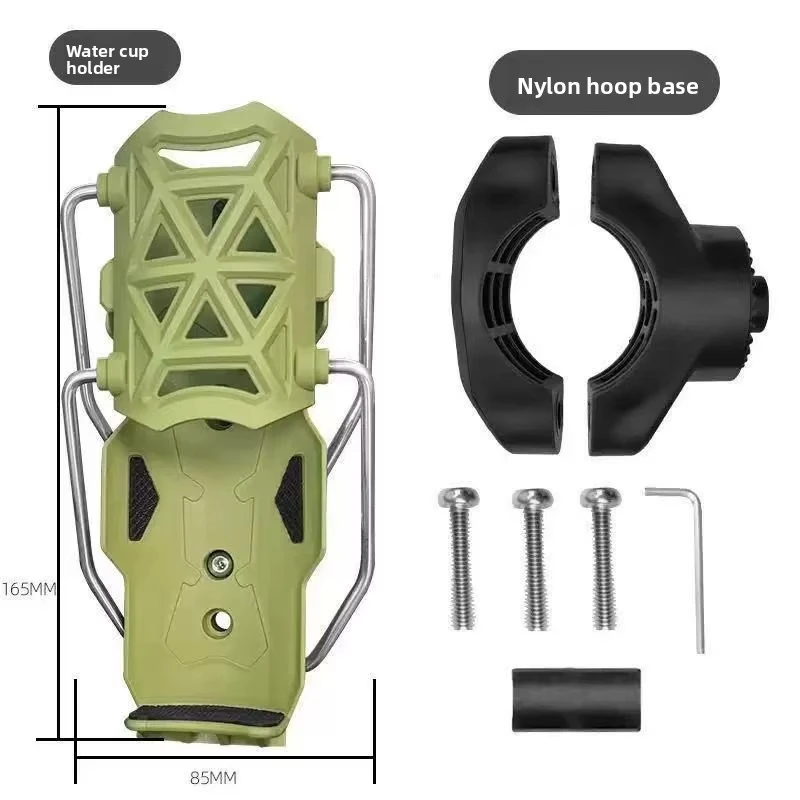 Motorcycle Universal Cup Holder 360° Adjustable Handlebar Bike Motorcycle Water Bottle Cage For Cycling ADV Motorbike view 3