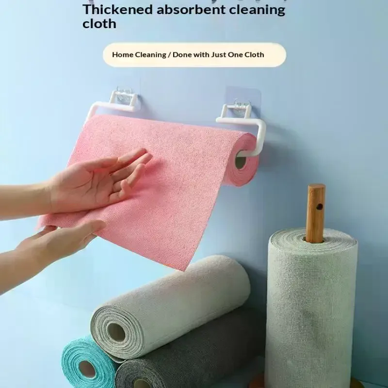 

1 Roll/20pcs Microfiber Cleaning Cloths Reusable Lint-Free Towels For Kitchen Super Absorbent, Quick-Dry Kitchen Towels