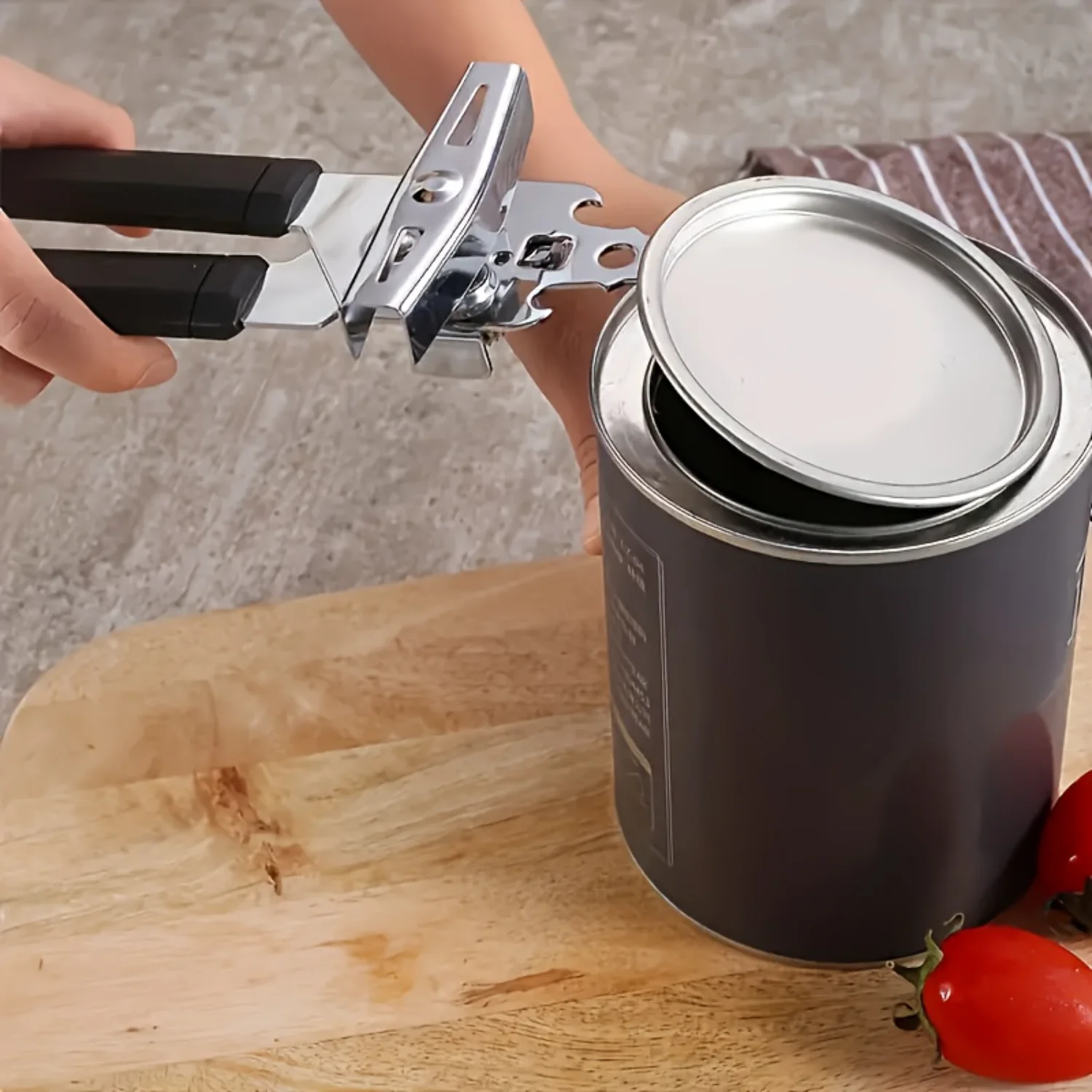 3-In-1 Multifunctional Can Opener - Durable Metal, Easy Grip Handle For  & Restaurant Use