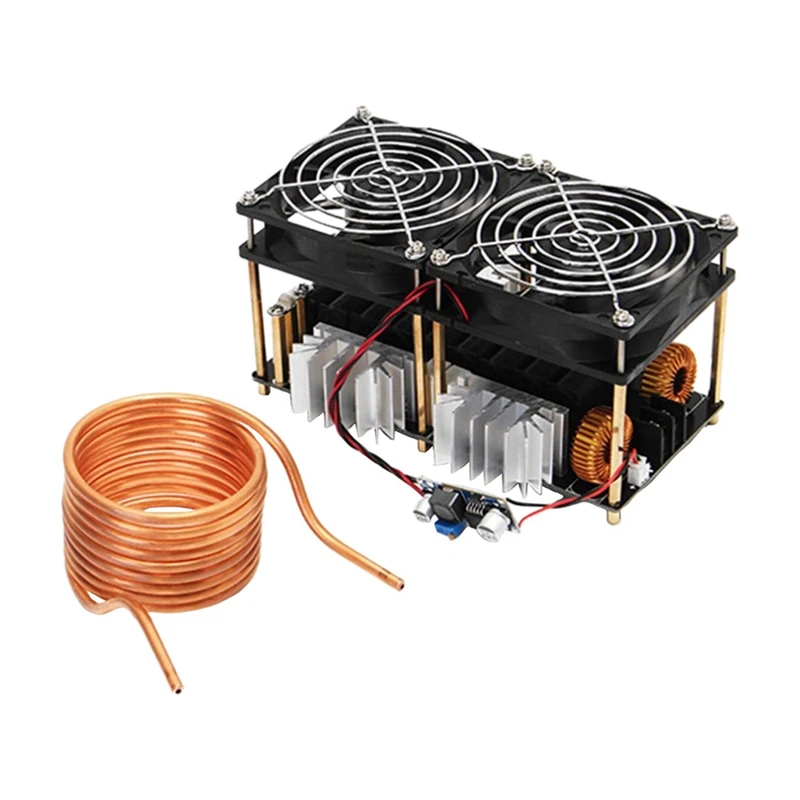 

1800W 40A ZVS Low Voltage Induction Heating Board DC 12V-48V Power Supply Module Flyback Driver Heater Tesla Coil