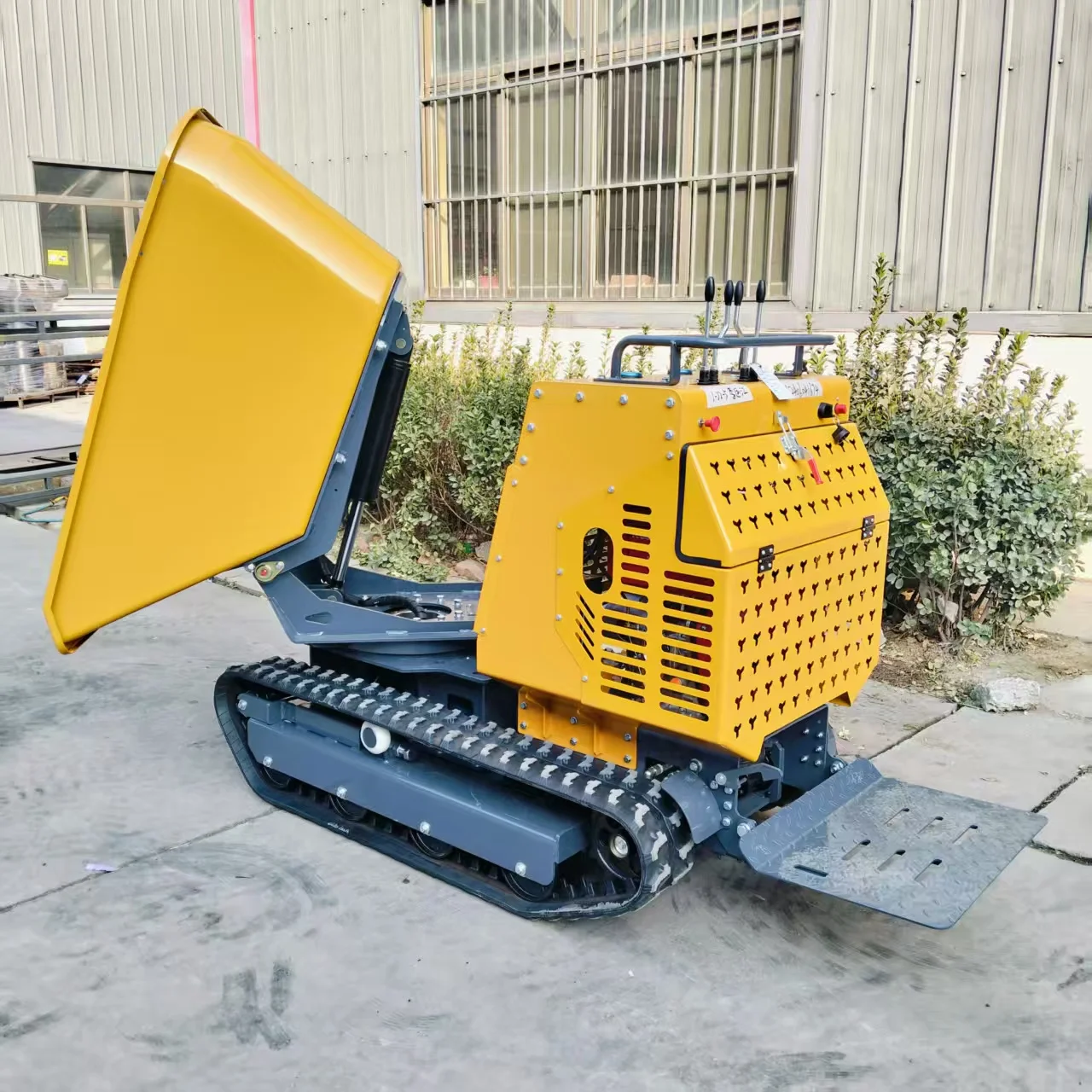 Mini Dumper de 1200 kg, Dumper de Orugas Manual, Dumper Pequeño, Camión Hidráulico Autocargable Agrícola, Personalizable, en Venta