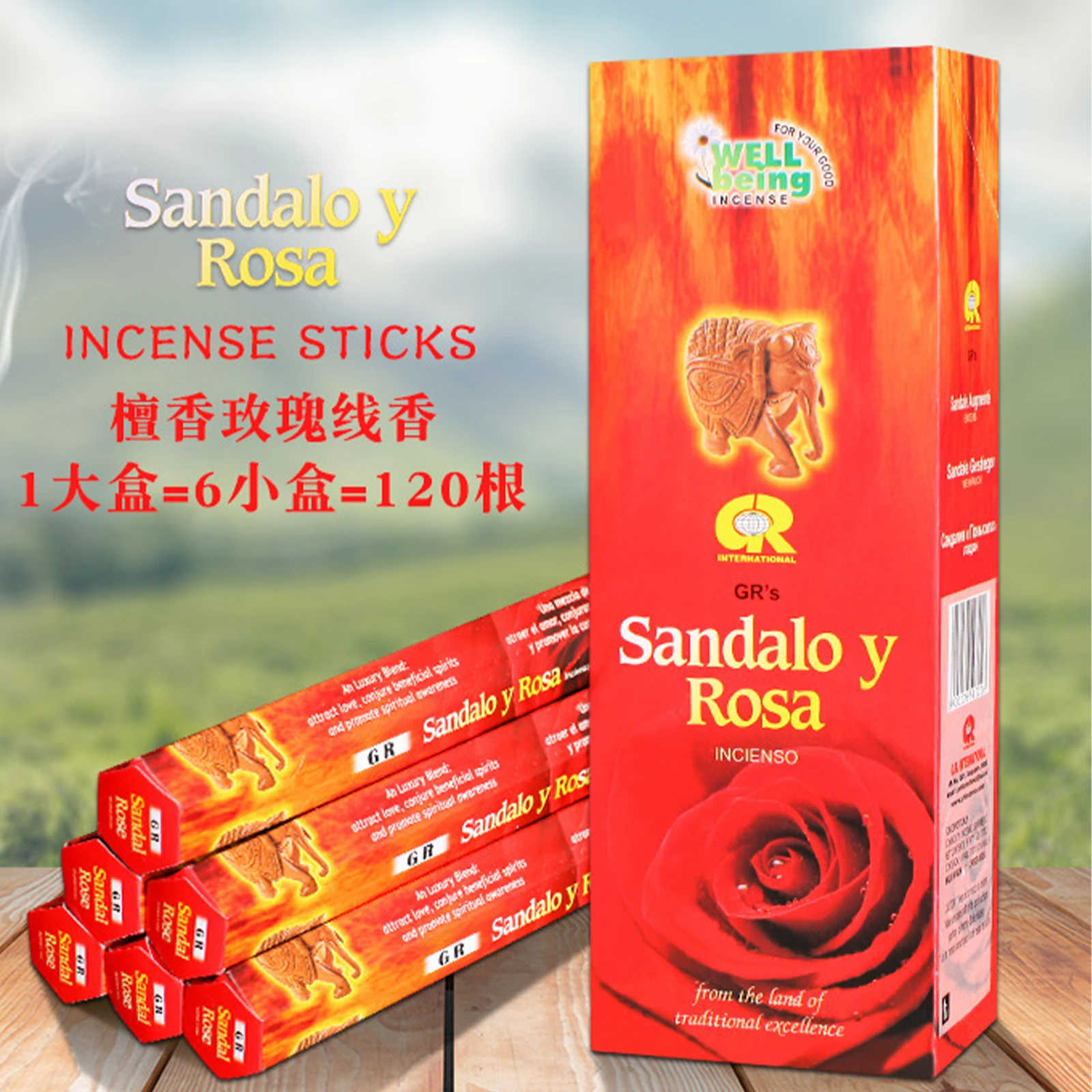 20pcs/Box Indian Palo Santo Incense Sticks - Blessing Worship Meditation Yoga Spa Aromatherapy, Home Air Purification