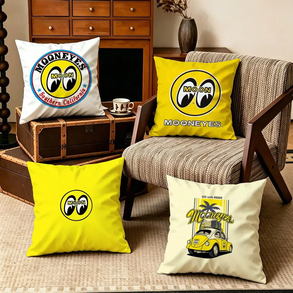 Brand-MooneyesS Cushion Cover Soft Velvet Cushion Cover Set 4Pcs 50x50 45x45 40x40 – Zipper Pillowcase for Home Decor