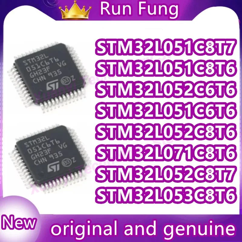 STM32L052C6T6 STM32L052C8T6 STM32L052C8T7 STM32L051C6T6 STM32L051C8T6 STM32L051C8T7  STM32L053C8T6 STM32L071C8T6 IC Chip LQFP-48