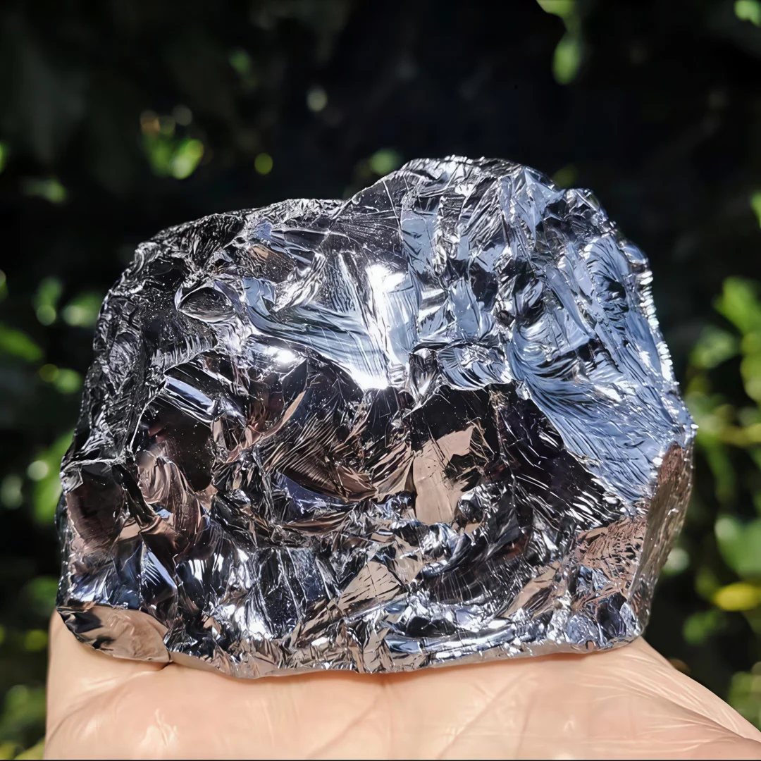 Piedra de Terahertz Natural en Bruto, Cristal de Cuarzo Irregular, Curación con Energía Reiki, Mineral Decorativo, Regalo