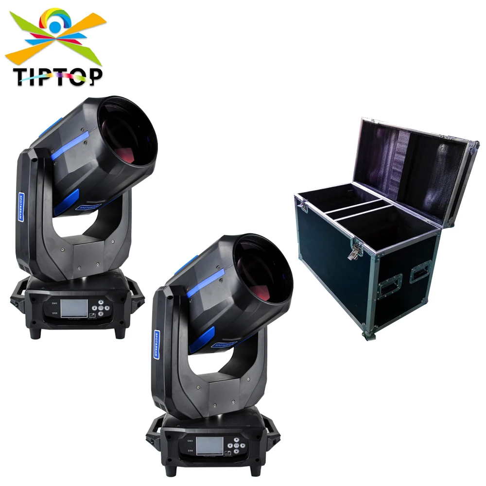 

2IN1 FlightCase Pack Beam 260W 9R Moving Head High Lumen Power 16+24 Facet Rotating Prism Frost Filter DMX 3 PIN XLR Disco DJ