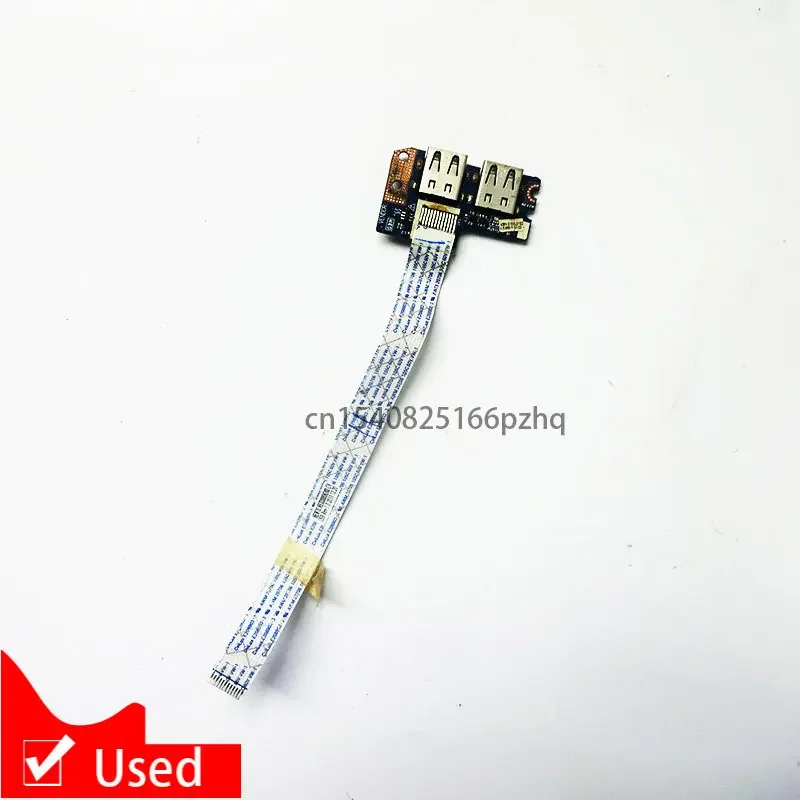 Placa usada do porto usb de Pew71 com cabo, LS-6581P, 5551G, 5552G, 5742, 5552, 5736Z, 5733, 5335, 5336, 5253, 5250