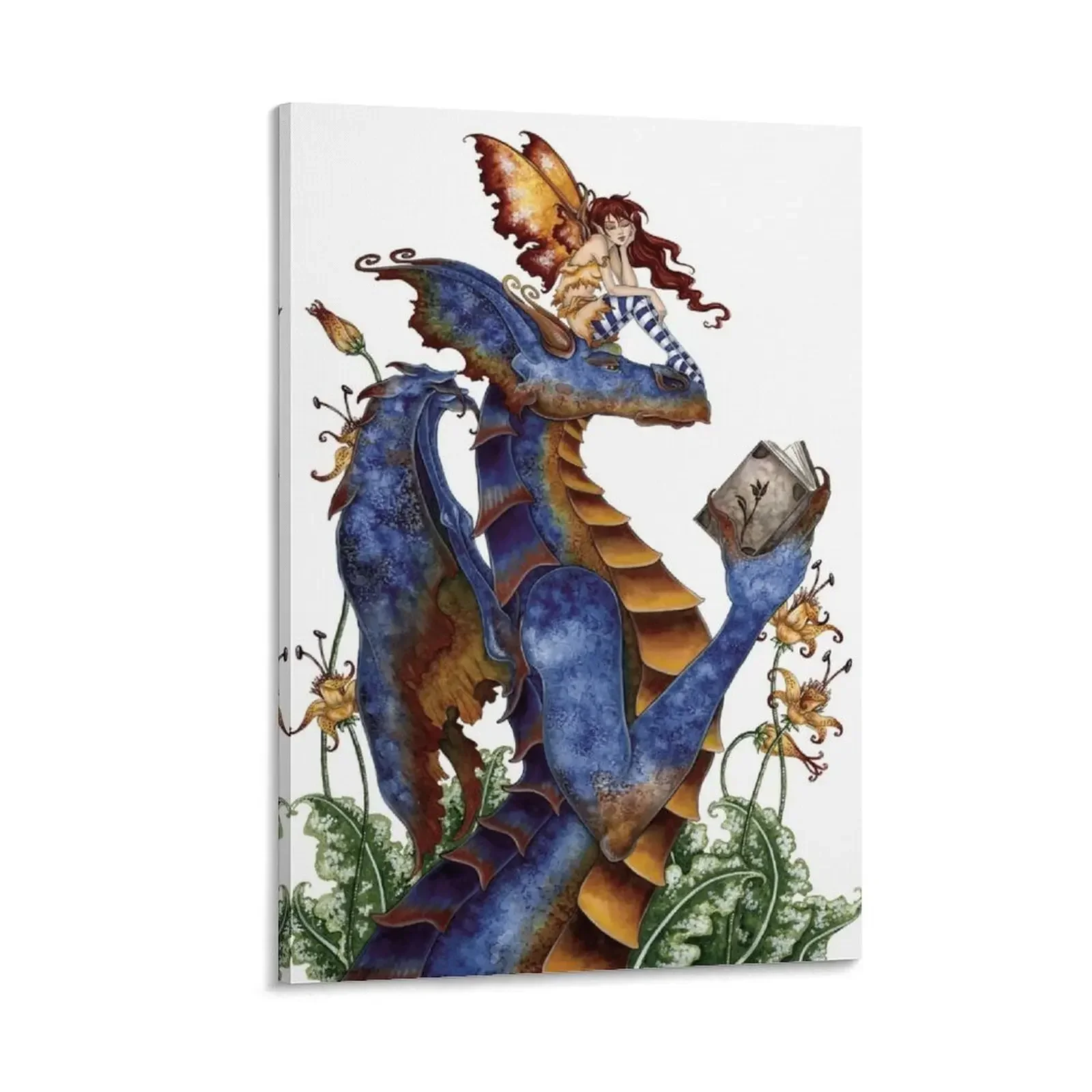 

Book Club Canvas Painting room decoration room decorations for girls anime figure