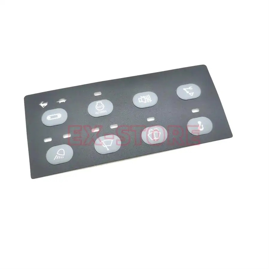 227-7575, PANEL CONTROL Caterpillar CAT312D 315D 318D 320D 323D 329D 336D LIGHT CONTROL PANEL SWITCH LABLE keyboard cover