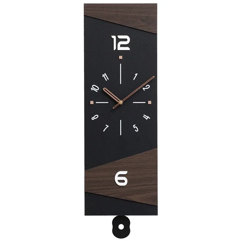 

No punching modern clocks can swing wall clocks, living room home creative clocks, light luxury decorative walls