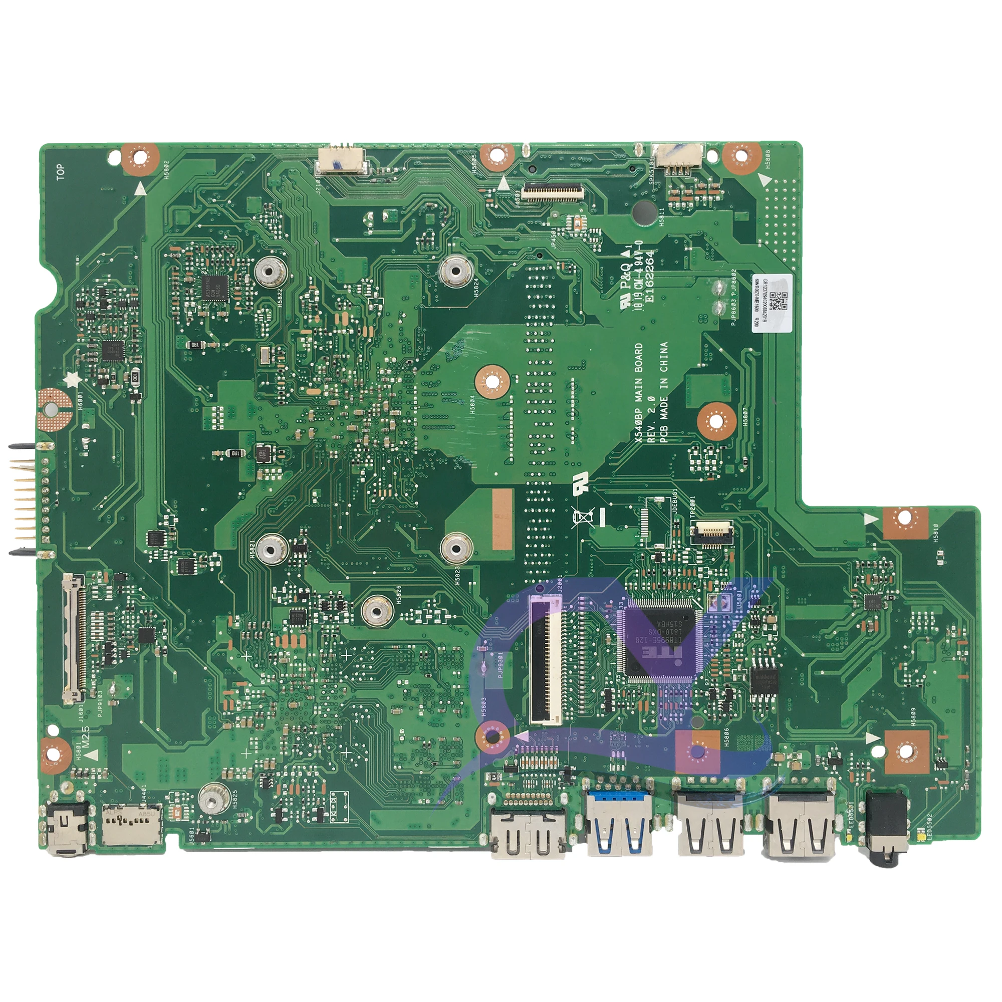 X540bp notebook mainboard für asus x540b a540 x540ba laptop motherboard mit amd A6-9225 A9-9425 cpu v2g gpu 100% test ok