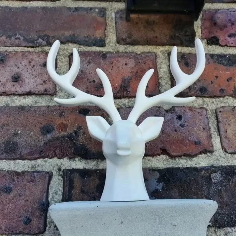 2 Pieces Deer Antlers Ornament Silicone Mold for DIY Gypsum Jewelry Pendant Resin Casting Home Handicrafts