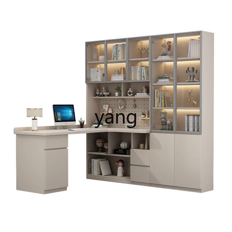 LH, desktop home desk bookshelf integrated learning table residential furniture