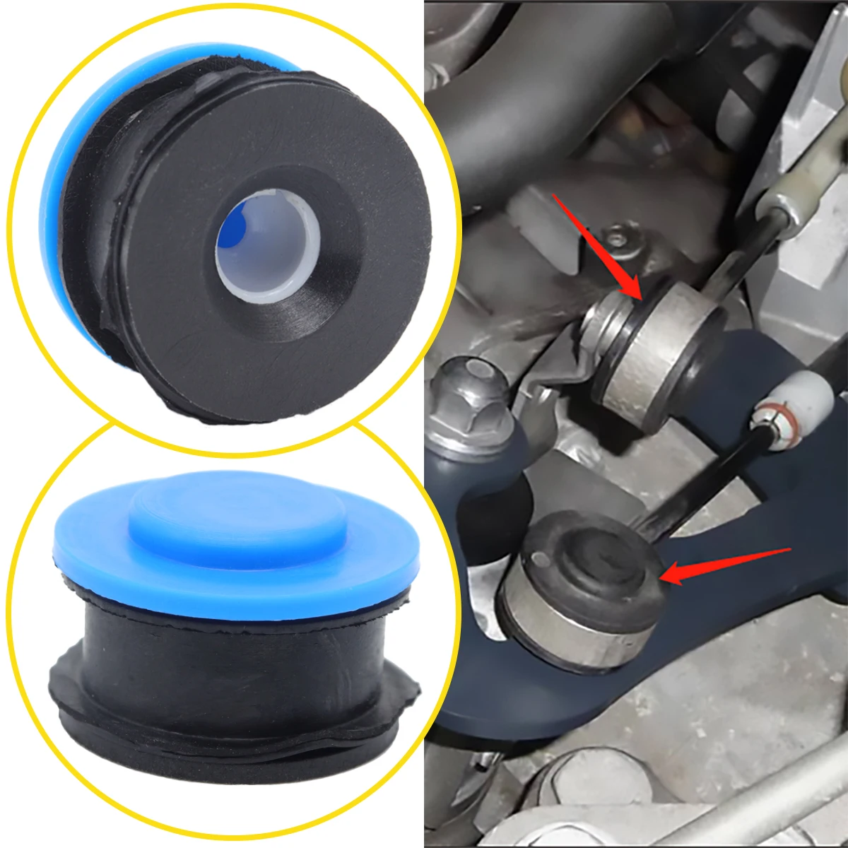 

Gear Shift Linkage Cable Bushing for Vaxhaull MOKKA X 2012-2023 Gearbox Lever End Joint Pivot Connector Repair Kit Accessories