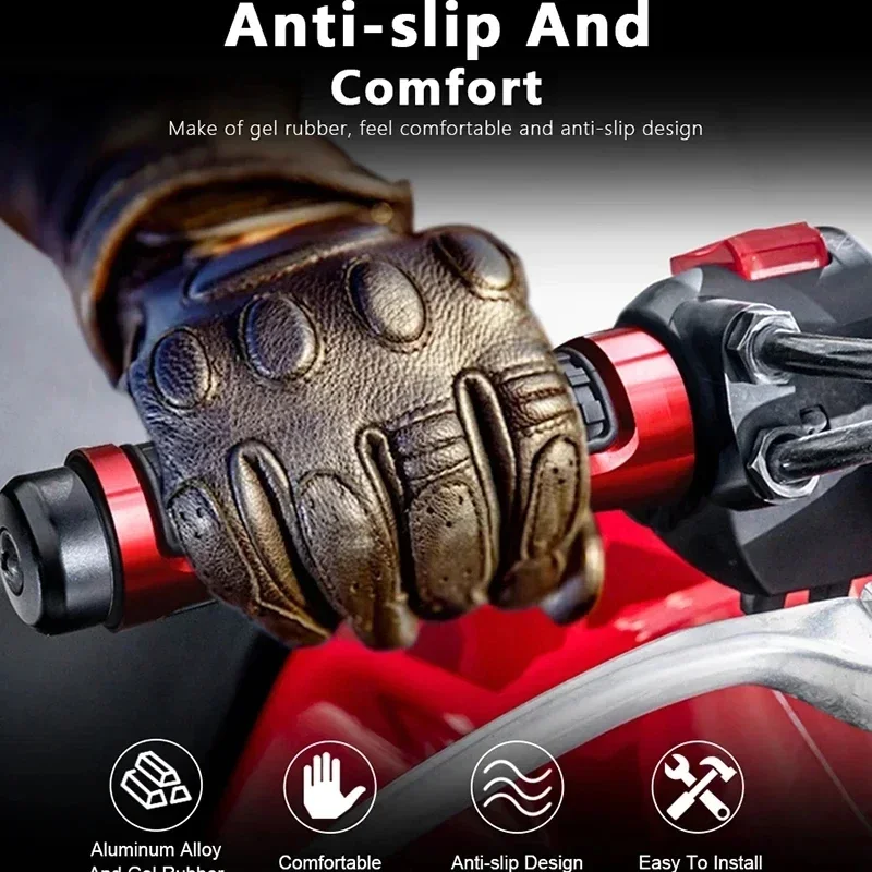 Moto Handlebar Grips Cover For Keeway Hurricane 50 Vieste 300 Zahara Cityblade K Light Superlight RKR RKV RKF 125 200 RKS 150