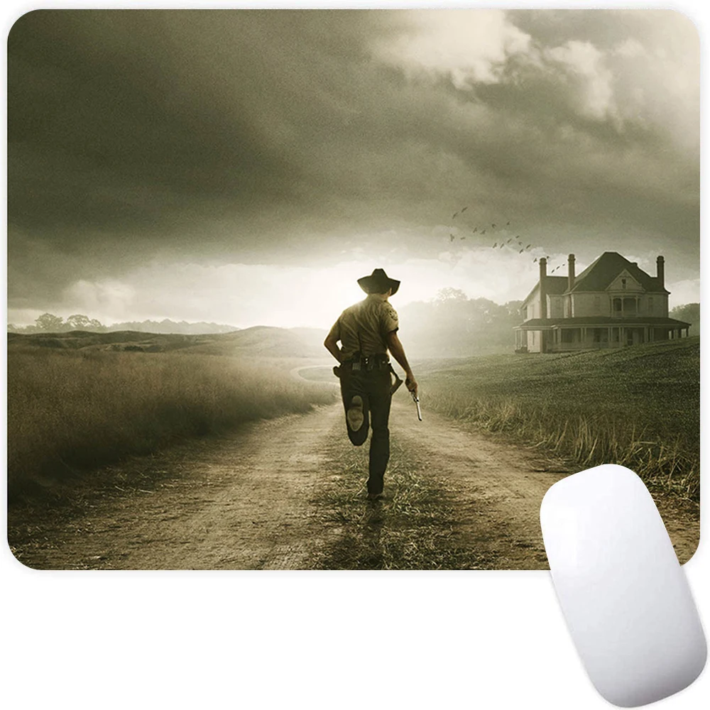 The Walking Dead Small Gaming Mouse Pad Computer Mousepad PC Gamer Mouse Mat Laptop Mausepad Mouse Carpet Keyboard Mat Desk Pad