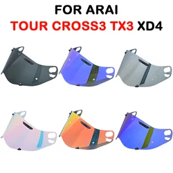 Helmet Visor For ARAI TOUR CROSS3 TX3 XD4 Motorcycle Helmets Vision Lens Case For CROSS3 Helmet Lens Windshield Moto Accessories