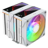 Jungle Leopard KF620 Digital Display Heat Sink 12cm Colorful Light PWM Temperature Control Desktop Computer CPU Silent Fan