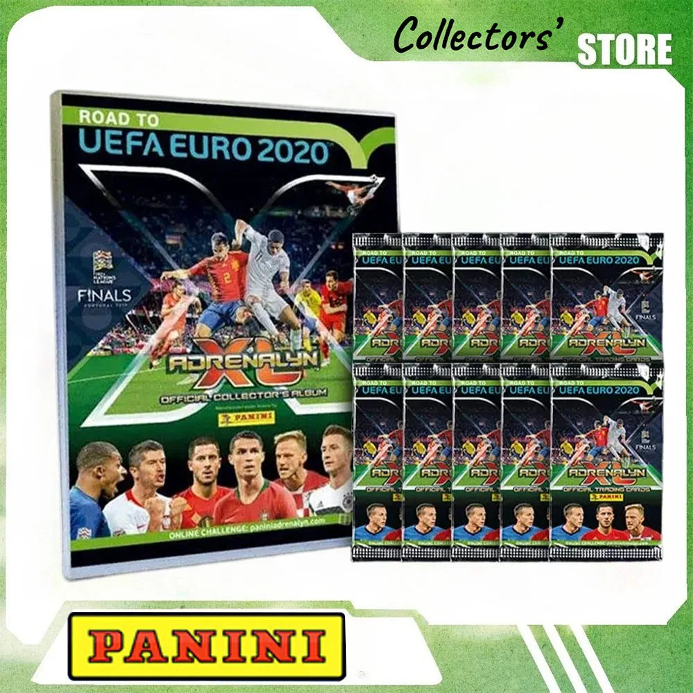 Panini Official Road To 2020 European Tournament Athlete Trading Cards Unopened Rare Shiny Foil Vintage Hobby Collector Gift