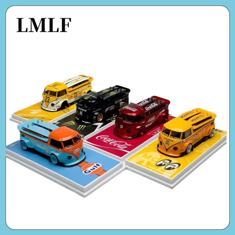 

LMLF 1:64 Volkswagen T1 Bread Wide Body Pickup Retrofit Simulation Alloy Car Model