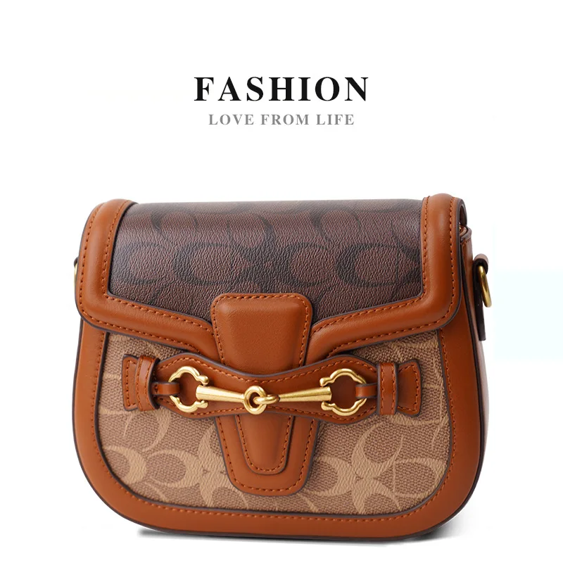 

Trendy Minimalist Luxury Diaper Bag Stylish Crossbody Handbag For Women Solid Color Leather Messenger Bag Simple