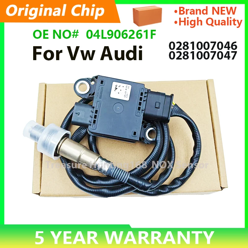 

04L906261F 0281007046/047 Новый датчик твердых частиц (PM-сенсор) для VW Transporter Campmob Golf 2016-2019