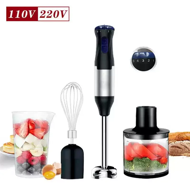 1pcs Multifunctional Household Electric Egg Beater Fruit Supplementary Food Crush 4 in 1